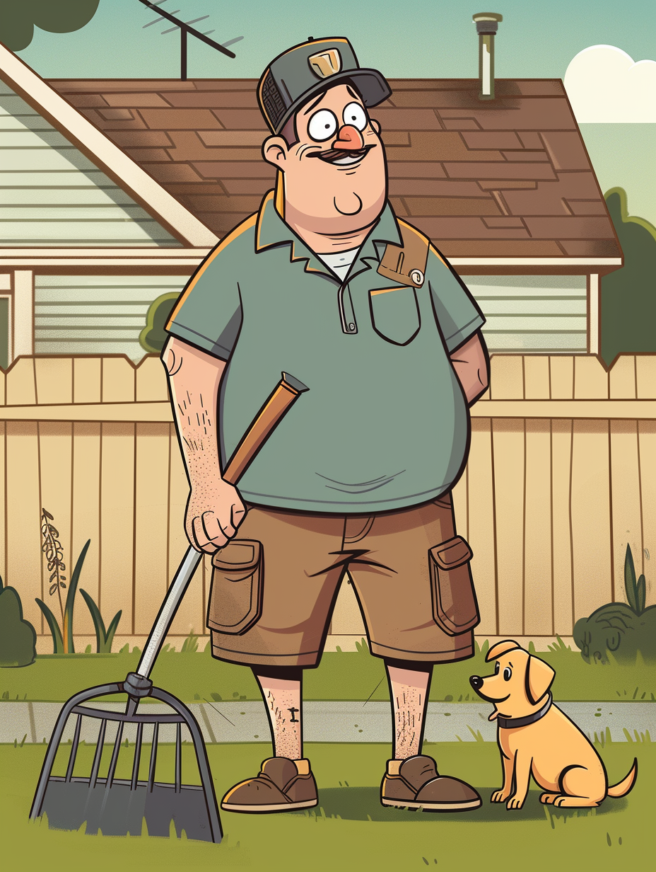 Dad Quest Hank portrait
